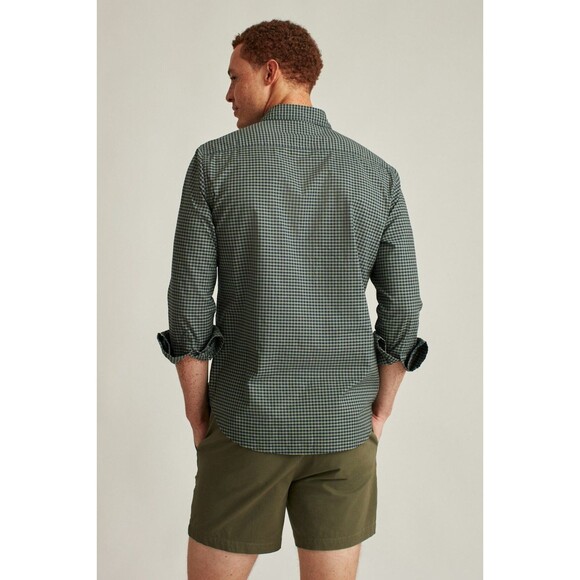 Bonobos Stretch Gingham Long Sleeve Men's Shirt Buttondown Slim Fit XL 269049 - Picture 5 of 11